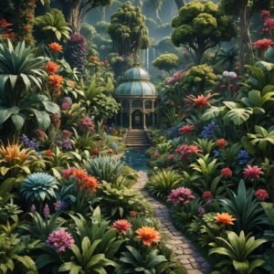  Ботанический сад славился своей коллекцией редких и необычных растений со всего мира.